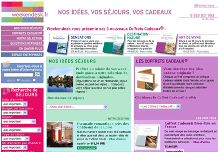 L'entreprise a appliqué son savoir-faire à un service de réservation en ligne de séjours L'entreprise a appliqué son savoir-faire à un service de réservation en ligne de séjours
