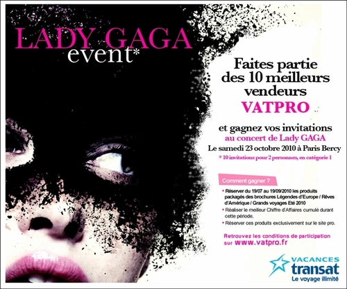 Lady Gaga récompensera le challenge "meilleurs vendeurs été 2010" Lady Gaga récompensera le challenge "meilleurs vendeurs été 2010"