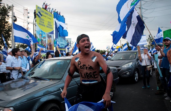 Samedi 19 mai 2018, les étudiants du Nicaragua ont appelé au blocage en cas de reprise de la répression - Crédit photo : compte Twitter @InfosFrançaises