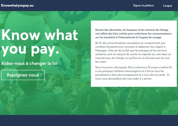 La plateforme knowwhatyoupay.eu - DR La plateforme knowwhatyoupay.eu - DR