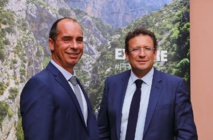 Loïc Chovelon, DG CRT PACA et François de Canson, président. Photo: Laurie Medina Loïc Chovelon, DG CRT PACA et François de Canson, président. Photo: Laurie Medina
