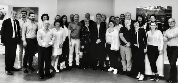 La délégation des directeurs d'agences Selectour d'Ile-de-France dans les locaux de Corsair - DR Selectour La délégation des directeurs d'agences Selectour d'Ile-de-France dans les locaux de Corsair - DR Selectour