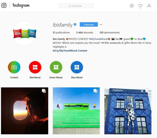 Ibis se lance sur Instagram