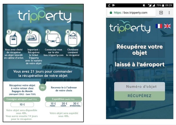 L'application Tripperty permet de ne plus voir ses objets interdits détruits - Crédit photo : tripperty