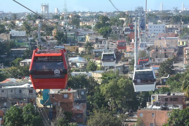 Rep Dom : le téléphérique de Santo Domingo vient d’être inauguré par le Président de la République Dominicaine, Danilo Medina - Photo OT de Rep Dom