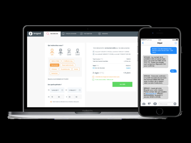 Brigad est une start-up spécialisée dans la mise en relation entre entreprises et staff qualifié dans l’hôtellerie-restauration. - Brigad Brigad est une start-up spécialisée dans la mise en relation entre entreprises et staff qualifié dans l’hôtellerie-restauration. - Brigad
