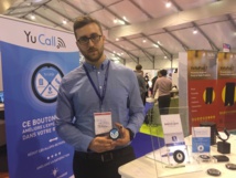 Adrien Joseph, responsable commercial du secteur de l'hôtellerie a présenté la solution Yu Call au Food Hotel Tech. - CL Adrien Joseph, responsable commercial du secteur de l'hôtellerie a présenté la solution Yu Call au Food Hotel Tech. - CL