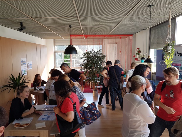 Soirée d'inauguration de l'agence, le 31 mai 2018, dans les espaces de réunion du centre d'affaires - DR : La Cité du Voyage Grand Su Soirée d'inauguration de l'agence, le 31 mai 2018, dans les espaces de réunion du centre d'affaires - DR : La Cité du Voyage Grand Su