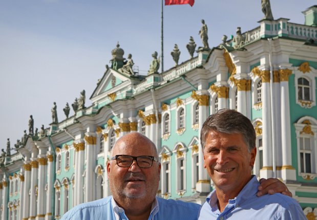 à gauche Michel Salaün - à droite Stéphane Le Pennec (directeur général) - Photo DR à gauche Michel Salaün - à droite Stéphane Le Pennec (directeur général) - Photo DR