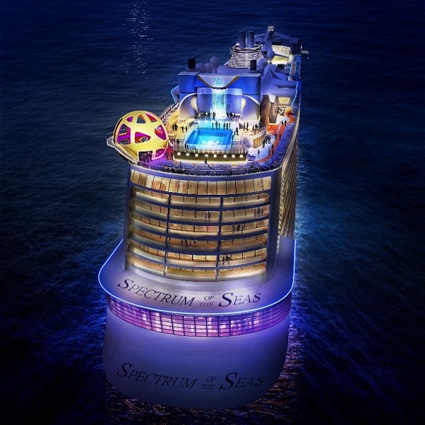 Le Spectrum of the seas partira de Barcelone en avril 2019 - crédit photo : Royal Caribbean