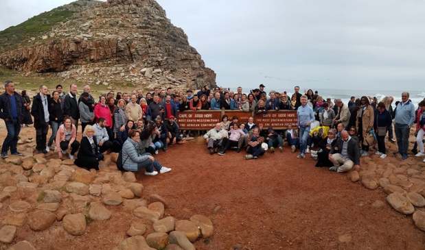 Les participants du Convenc'Tour 2018 au Cap de Bonne Espérance - Photo CE