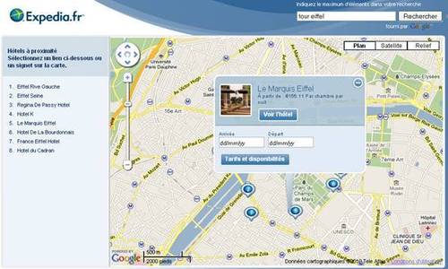 Google Street View : Expedia lance Expedia Hotel View