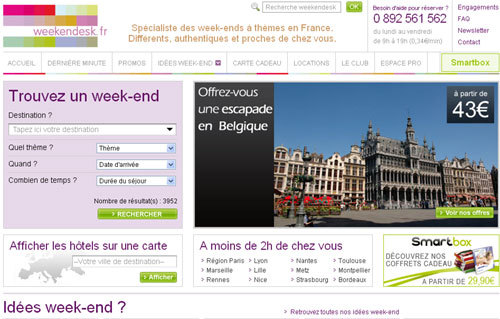 Weekendesk.fr : les courts séjours en hausse cet été