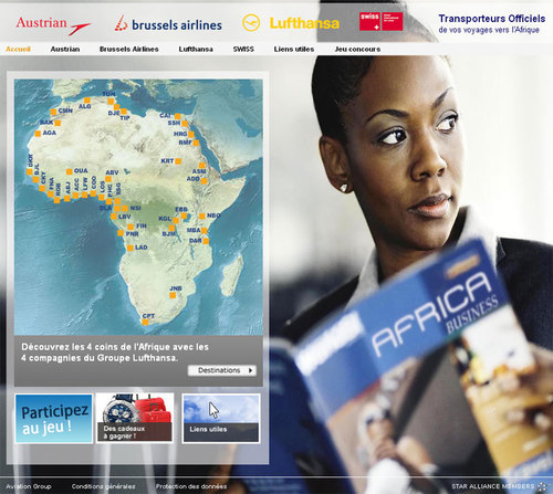 Afrique : le Groupe Lufthansa lance partirenafrique.com