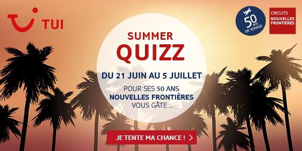 TUI organise un Quizz pour les 50 ans de Nouvelles Frontières - DR