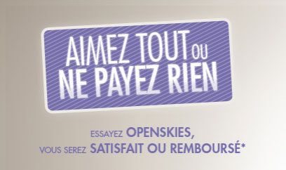 OpenSkies : satisfait ou remboursé