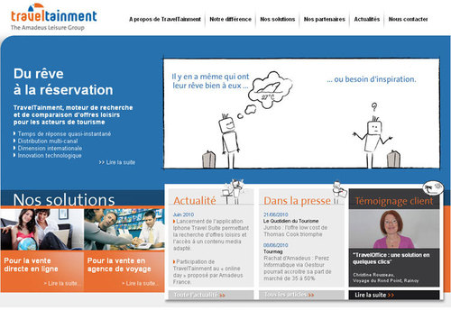 TravelTainment : nouveau site internet pour le marché français TravelTainment : nouveau site internet pour le marché français