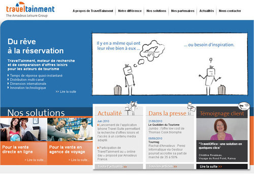 TravelTainment : nouveau site internet pour le marché français
