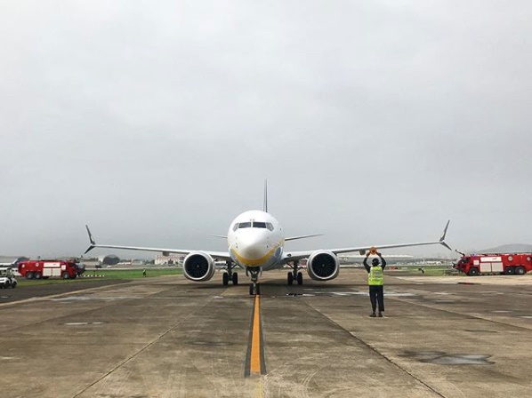 Jet Airways reçoit son premier Boeing 737 MAX