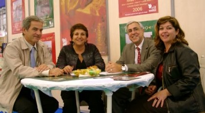 (Gche à dte) Guy Albert, Adriana Minchella, Maurice Benzaquen et Catherine Aiello