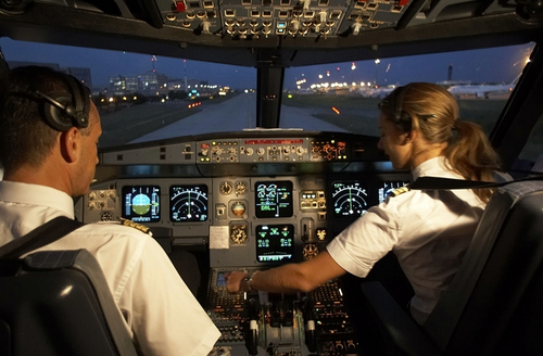 Air France compte dans sa flotte une dizaine d'appareils équipés d'un radar Honeywell /photo G. Grandin