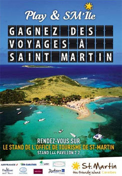 L'OT de Saint-Martin : jeu concours pour les agents de voyages à Top Resa