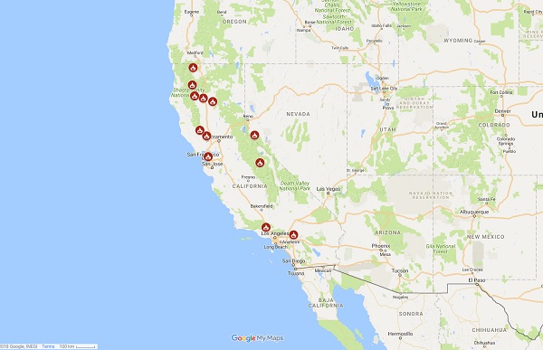 La Californie placée en alerte rouge "incendie" - Crédit photo : fire.ca.gov