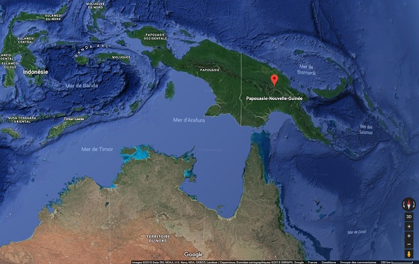 Papouasie-Nouvelle-Guinée, entre violence et épidémie de poliomyélite - Crédit photo : Google Maps