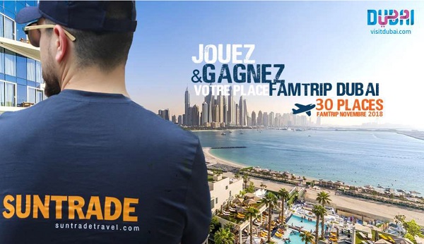 Suntrade fait gagner 30 voyages à Dubaï aux agents de voyages