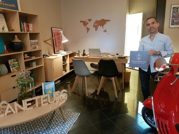 Jérôme Balandraud a lancé Les Planeteurs en février 2016. Il s'adresse plutôt à une clientèle haut de gamme - DR : Les Planeteurs Jérôme Balandraud a lancé Les Planeteurs en février 2016. Il s'adresse plutôt à une clientèle haut de gamme - DR : Les Planeteurs