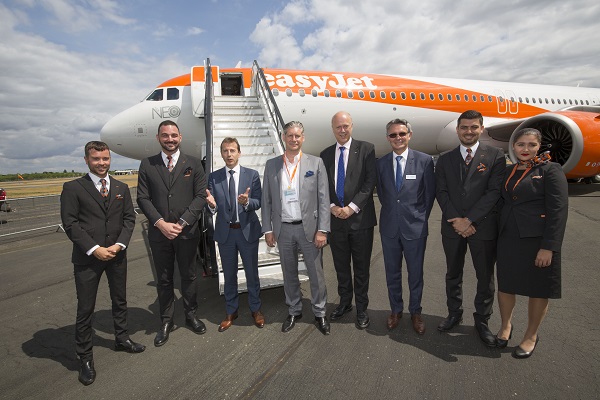 easyJet accueille son premier Airbus A321neo