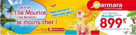 Marmara lance une campagne nationale sur la Rep. Dom et l'Ile Maurice Marmara lance une campagne nationale sur la Rep. Dom et l'Ile Maurice