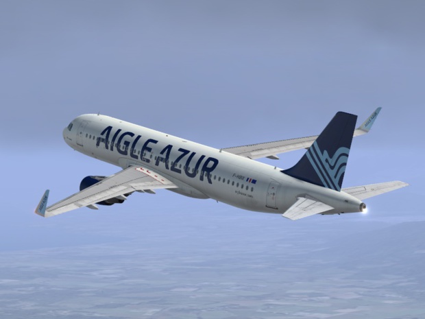 La ligne Lyon - Nantes sera opérée en A320 par Aigle Azur - Photo Aigle Azur