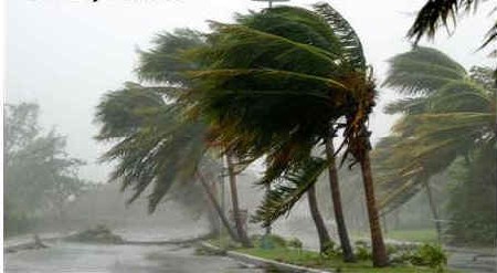 Deux jours de pluies intenses et de vents soufflant à 250 km/h