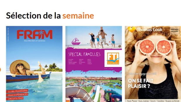 Ce concept original créé et lancé par le Groupe TourMaG.com il y a plus de 10 ans, regroupe aujourd’hui plus de 200 brochures et représente près de 80% de l’offre touristique française.