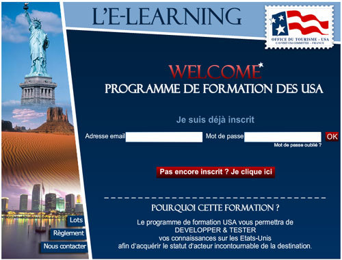 Les USA lancent leur e-learning