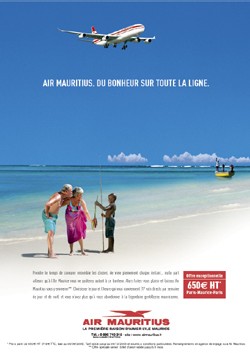 Air Mauritius lance une campagne de pub