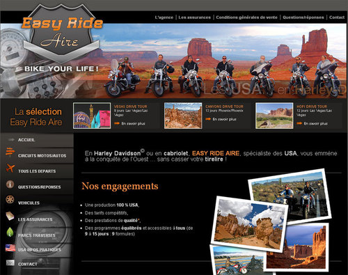 Easy Ride Aire : les Etats-Unis version bikers Easy Ride Aire : les Etats-Unis version bikers