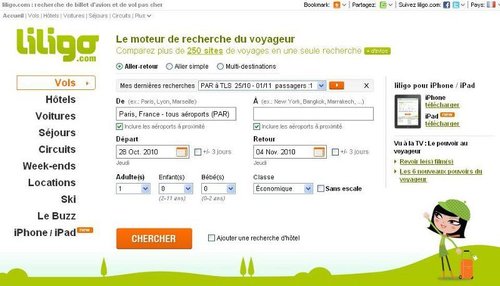 Liligo veut devenir le premier site comparateur de voyages en Europe