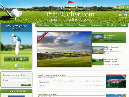 Partirgolfer.com : nouvelle agence spécialisée dans la petite balle blanche Partirgolfer.com : nouvelle agence spécialisée dans la petite balle blanche