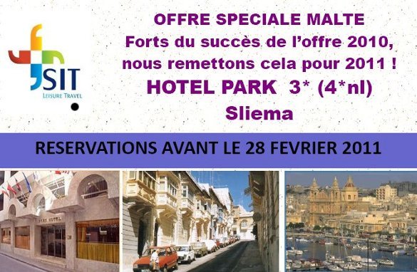 SIT Travel Leisure : Offre spéciale 