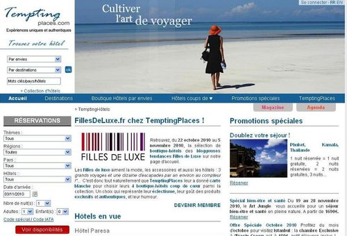 Tempting Places veut devenir un label pour les boutiques-hôtels