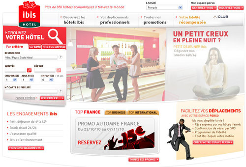 Ibis : le site web fait peau neuve Ibis : le site web fait peau neuve
