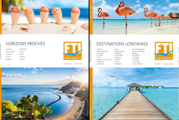 FTI Voyages vient de faire paraître ses 4 nouveaux catalogues - DR