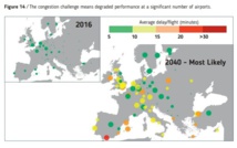 Les retards dans les aéroports européens vont s'accentuer - Crédit photo : Eurocontrol