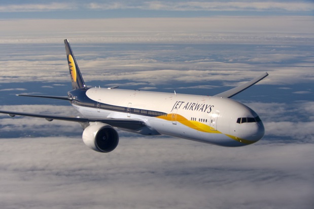 Un Boeing 777 de Jet Airways - DR