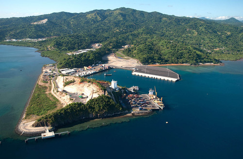 Le port de Longoni en vue aérienne - DR : OT Mayotte
