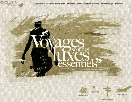 Exclusif Voyages met en ligne son nouveau site web