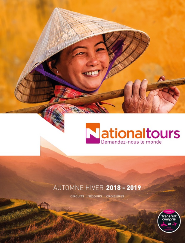 Nouveau catalogue pour Nationaltours Nouveau catalogue pour Nationaltours