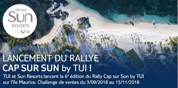 Challenge de ventes : c'est parti pour le 6e Rallye Cap sur SUN by TUI ! Challenge de ventes : c'est parti pour le 6e Rallye Cap sur SUN by TUI !